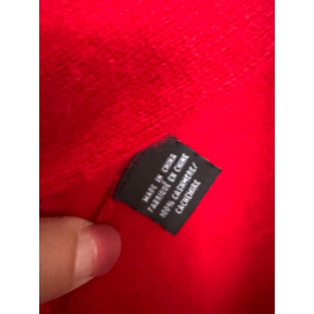 Sonya Madden cashmere cardi -wrap in red M - Picture 8 of 10